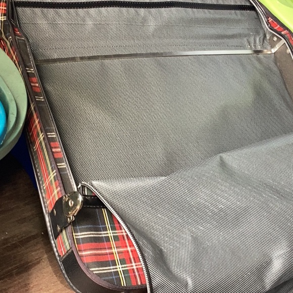 🏴󠁧󠁢󠁳󠁣󠁴󠁿 Vintage SCOTCH PLAID Garment Bag GORGEOUS VINTAGE CONDITION - Picture 9 of 16